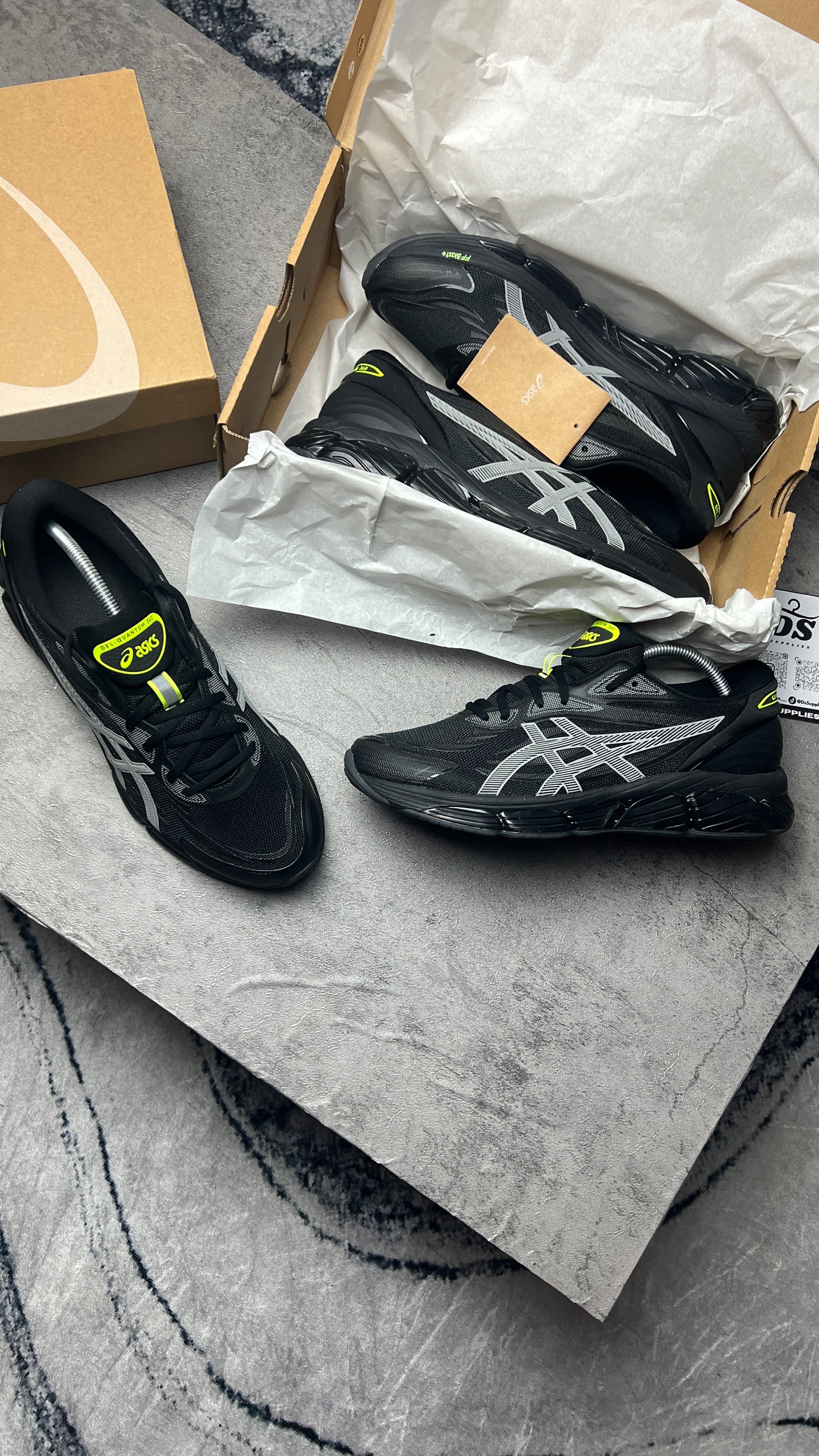Asics Gel Quantum 360 - Black/Neon Green
