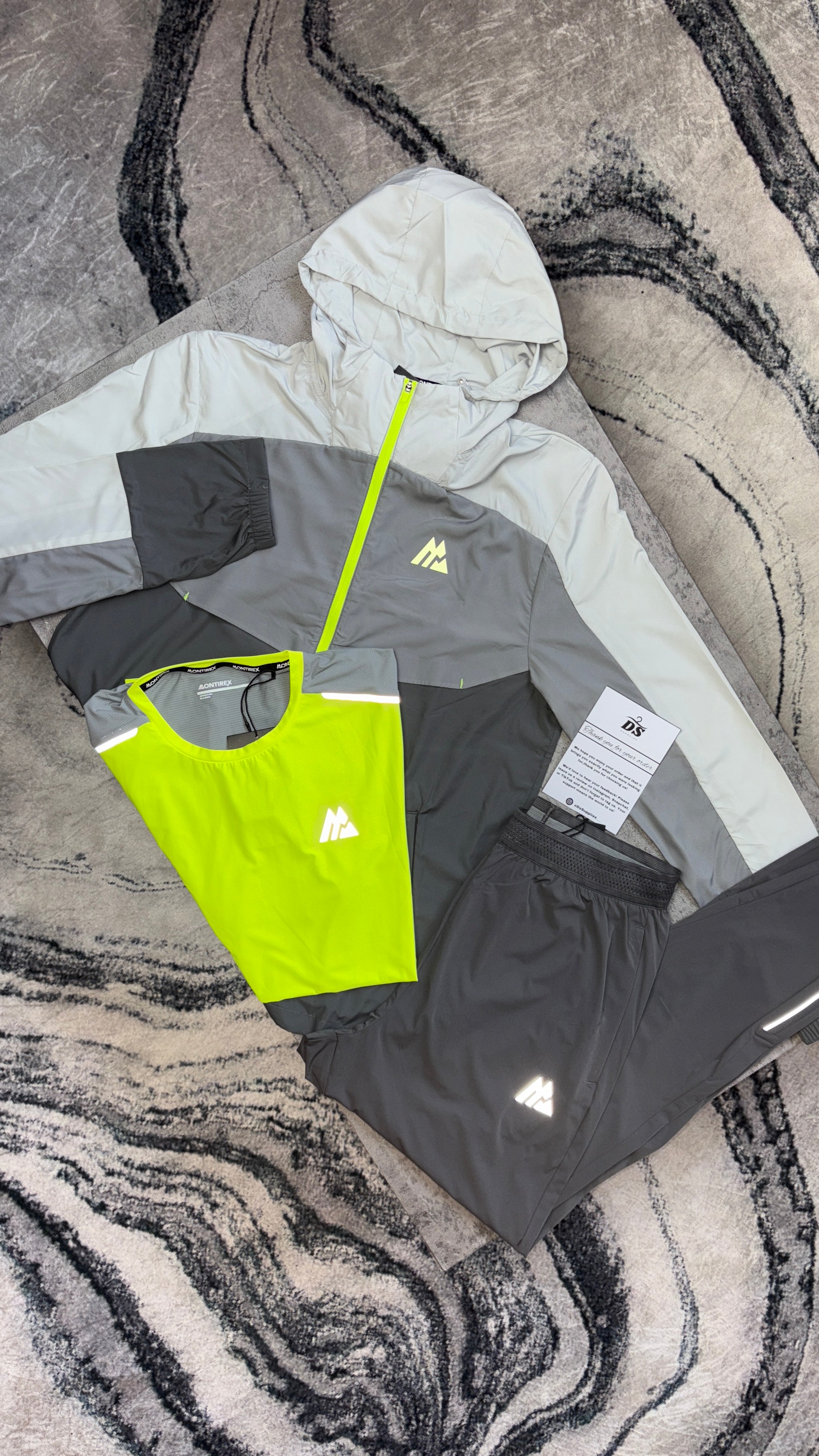 MONTIREX BREEZE TRISET - OG NEON/GREY