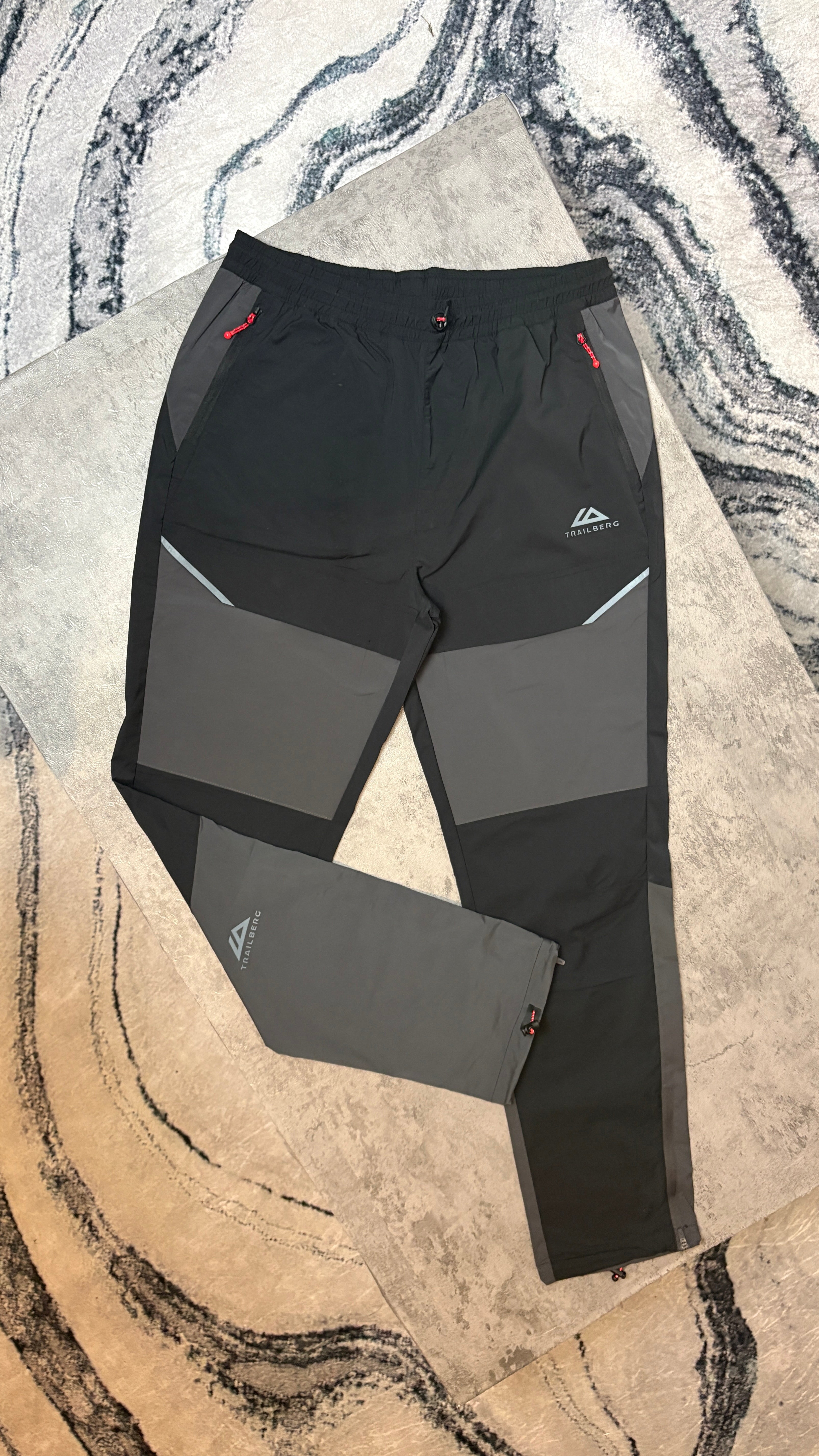 TRAILBERG RHINE 3.0 TRACKSUIT JACKET/PANTS - BLACK/GREY