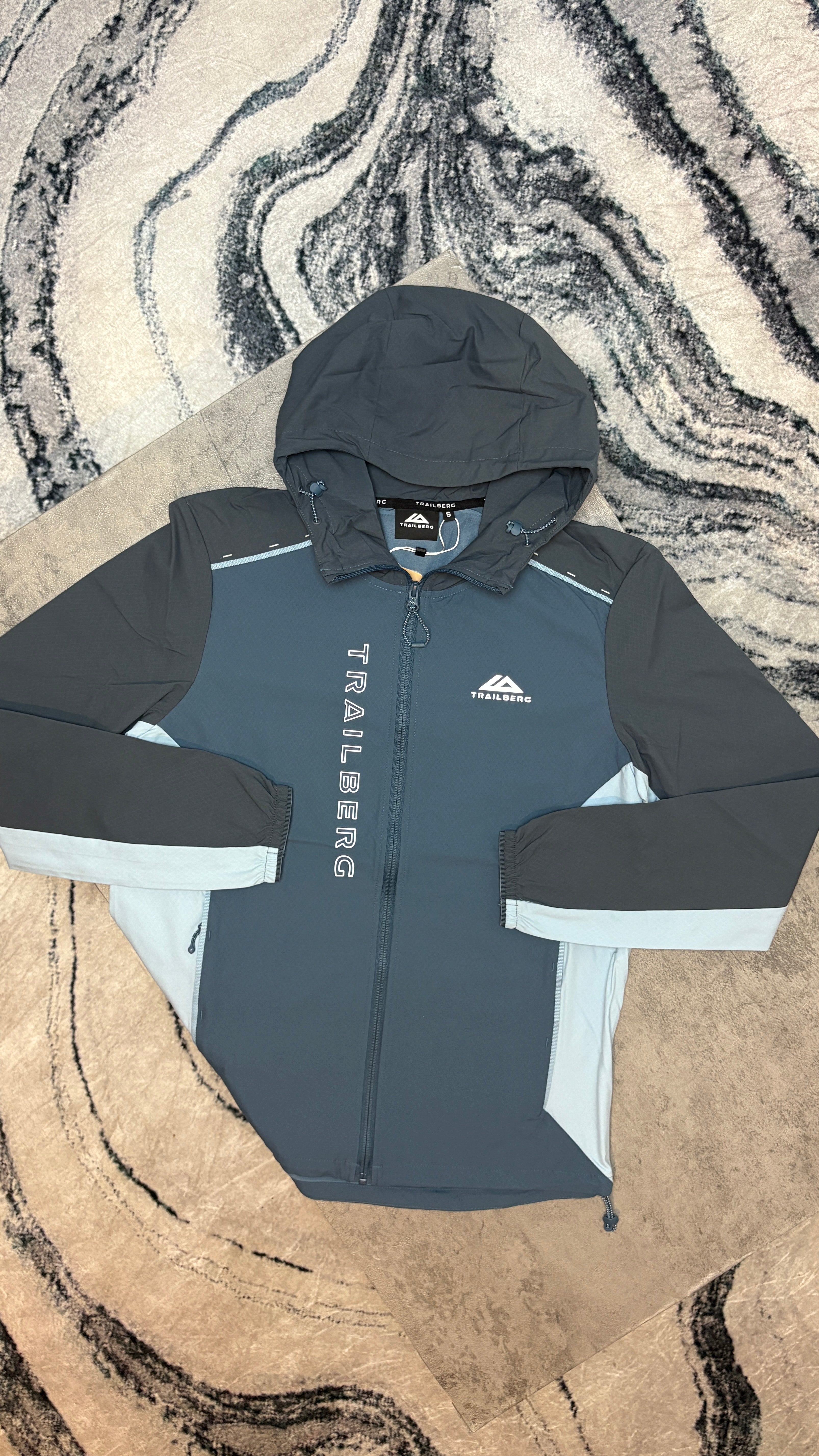 TRAILBERG TRIATHLON TRISET JACKET/PANT/TSHIRT-  ECLIPSE BLUE