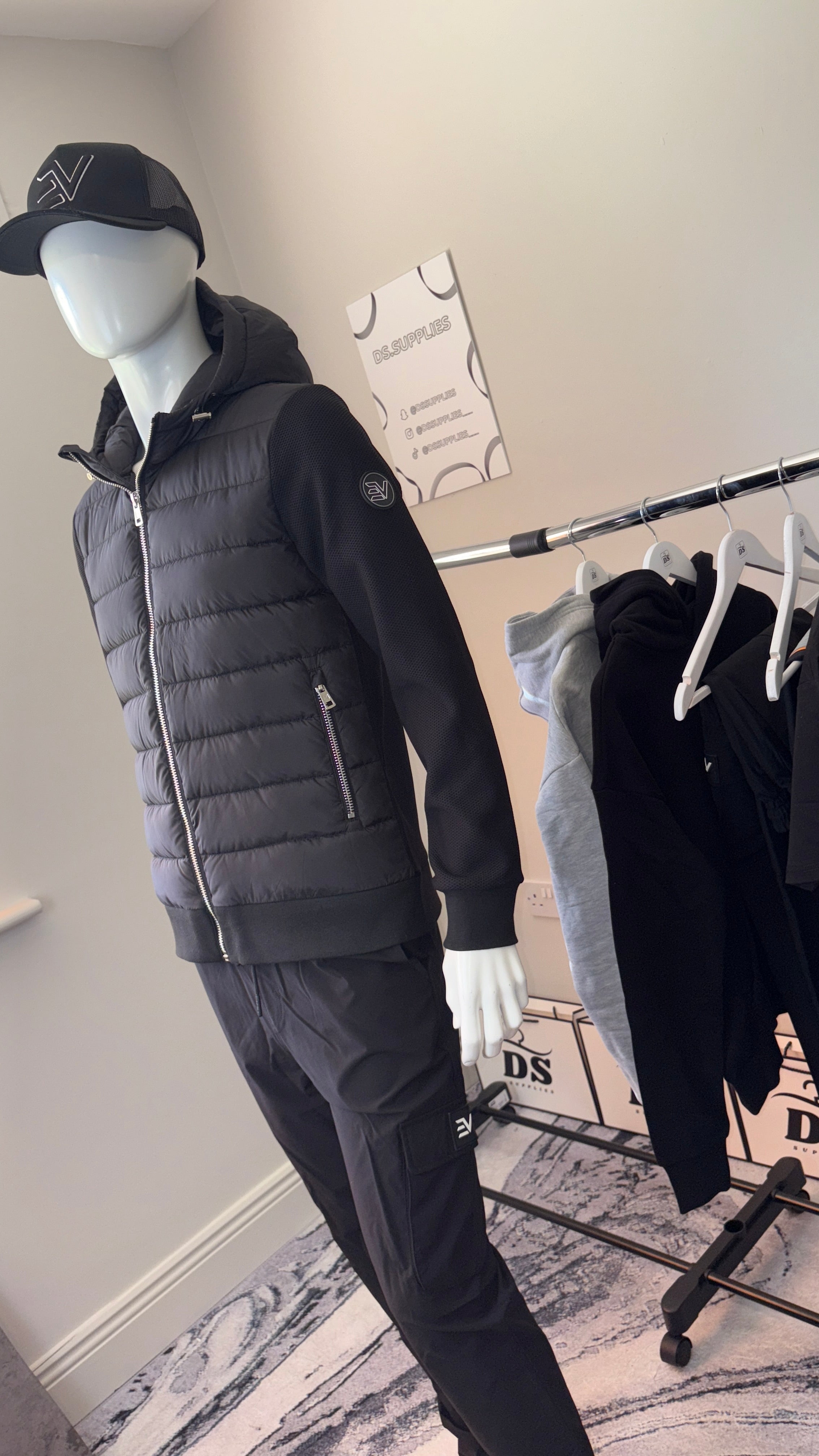 ENVI HYBRID JACKET/CARGO PANTS - BLACK