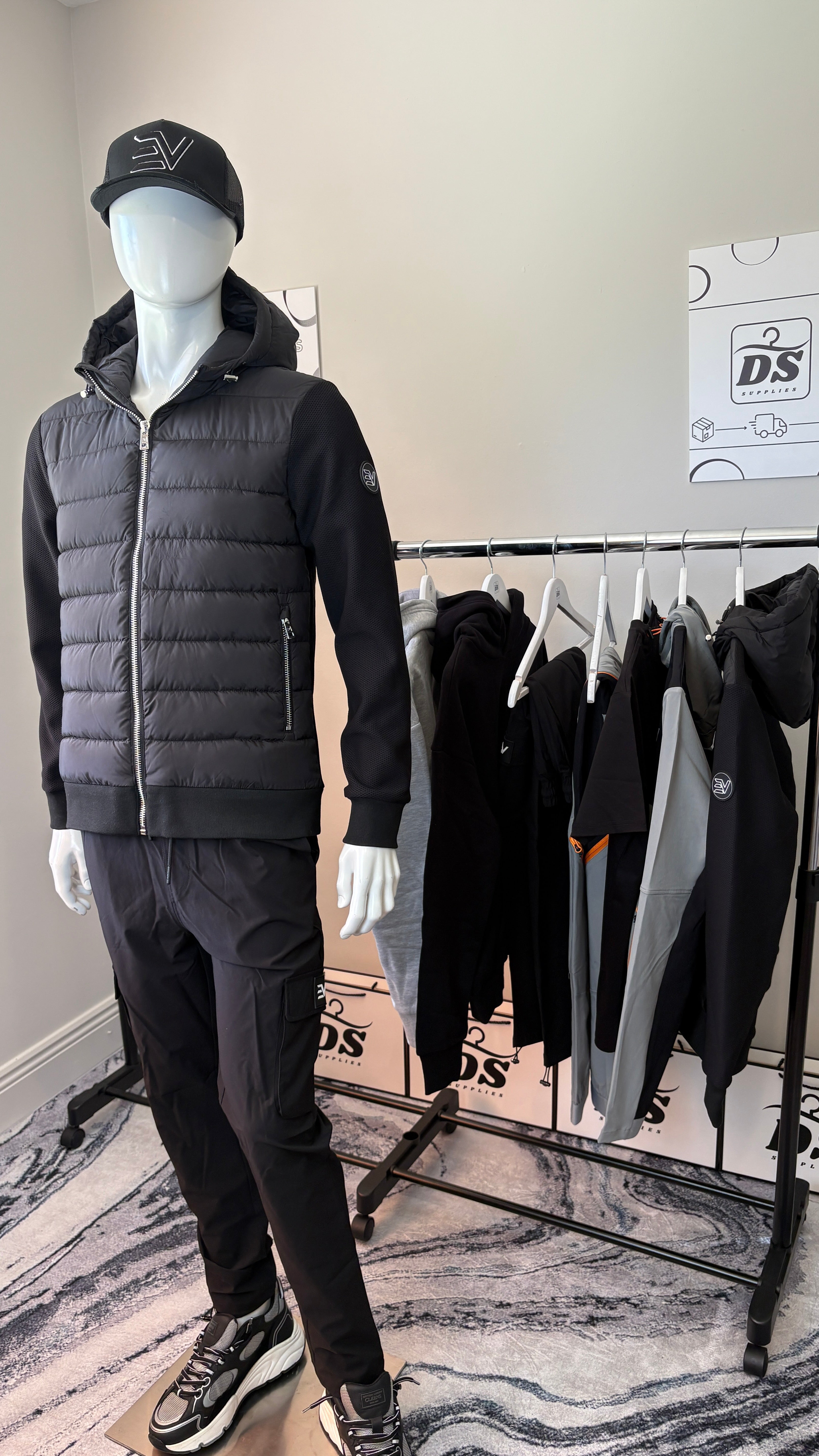 ENVI HYBRID JACKET/CARGO PANTS - BLACK