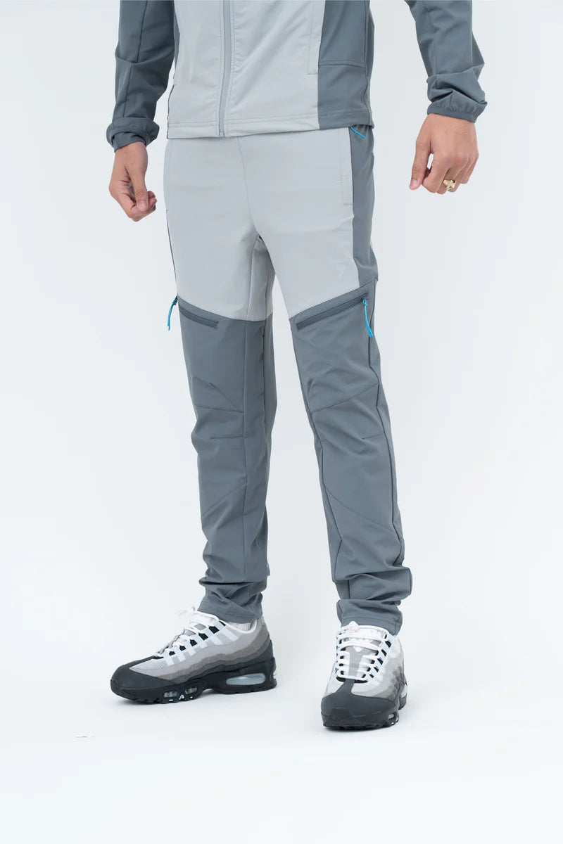 GRIID EDGE TRACKSUIT - STONE/BLUE