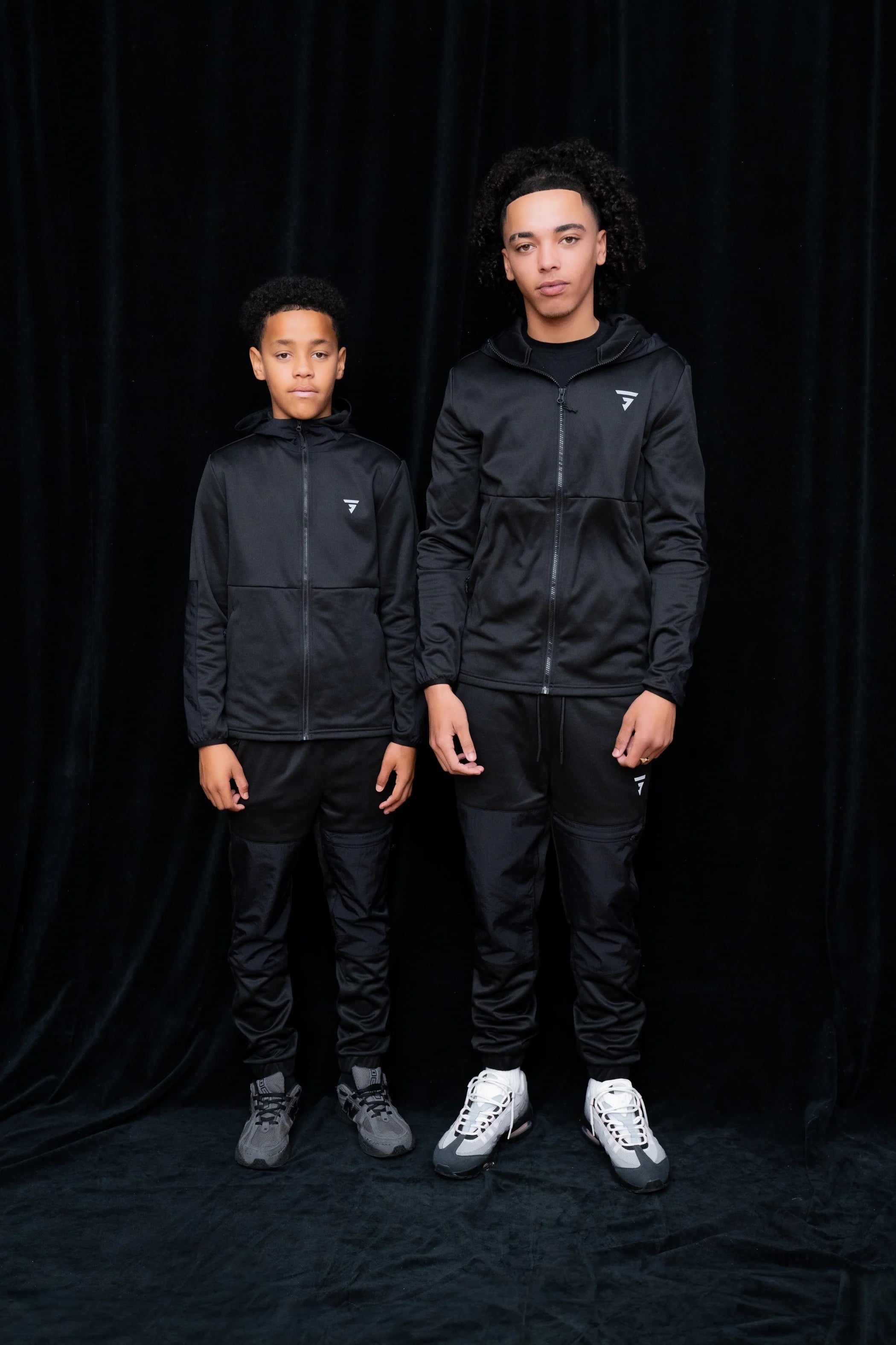 GRIID CUSHY TRACKSUIT HOODIE/PANTS - DOUBLE BLACK