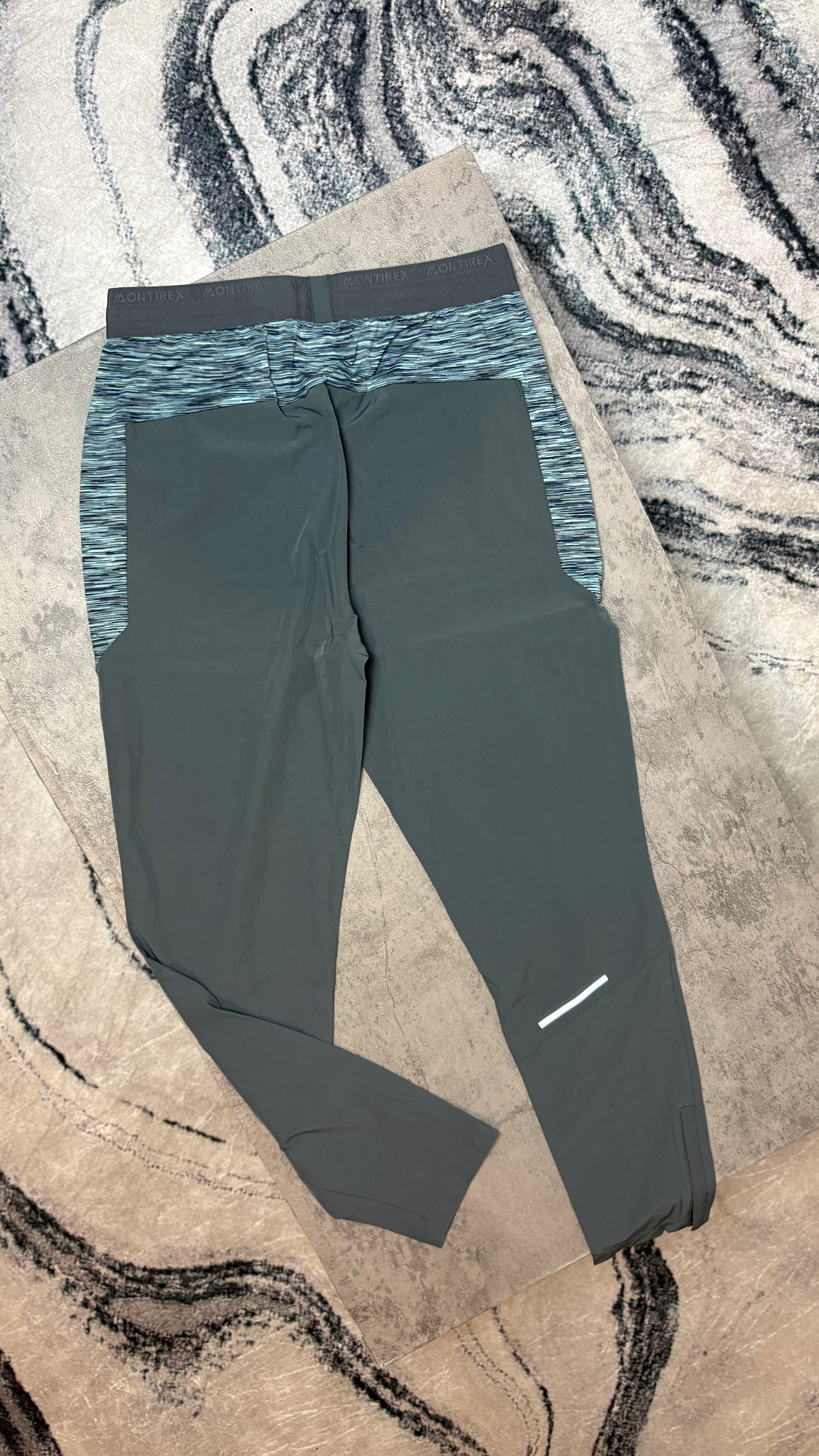 MONTIREX TRAIL TRISET QUATER-ZIP/T-SHIRT/PANTS - GREY/MULTI