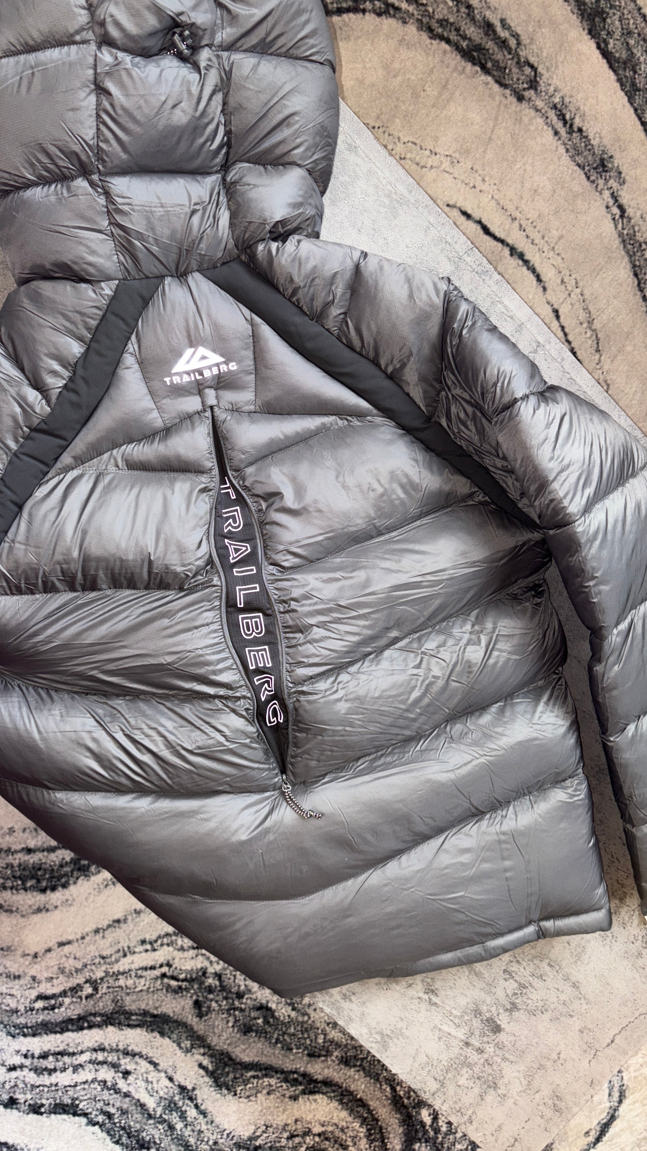 TRAILBERG ZERMAT PUFFER - LIGHT/DARK GREY