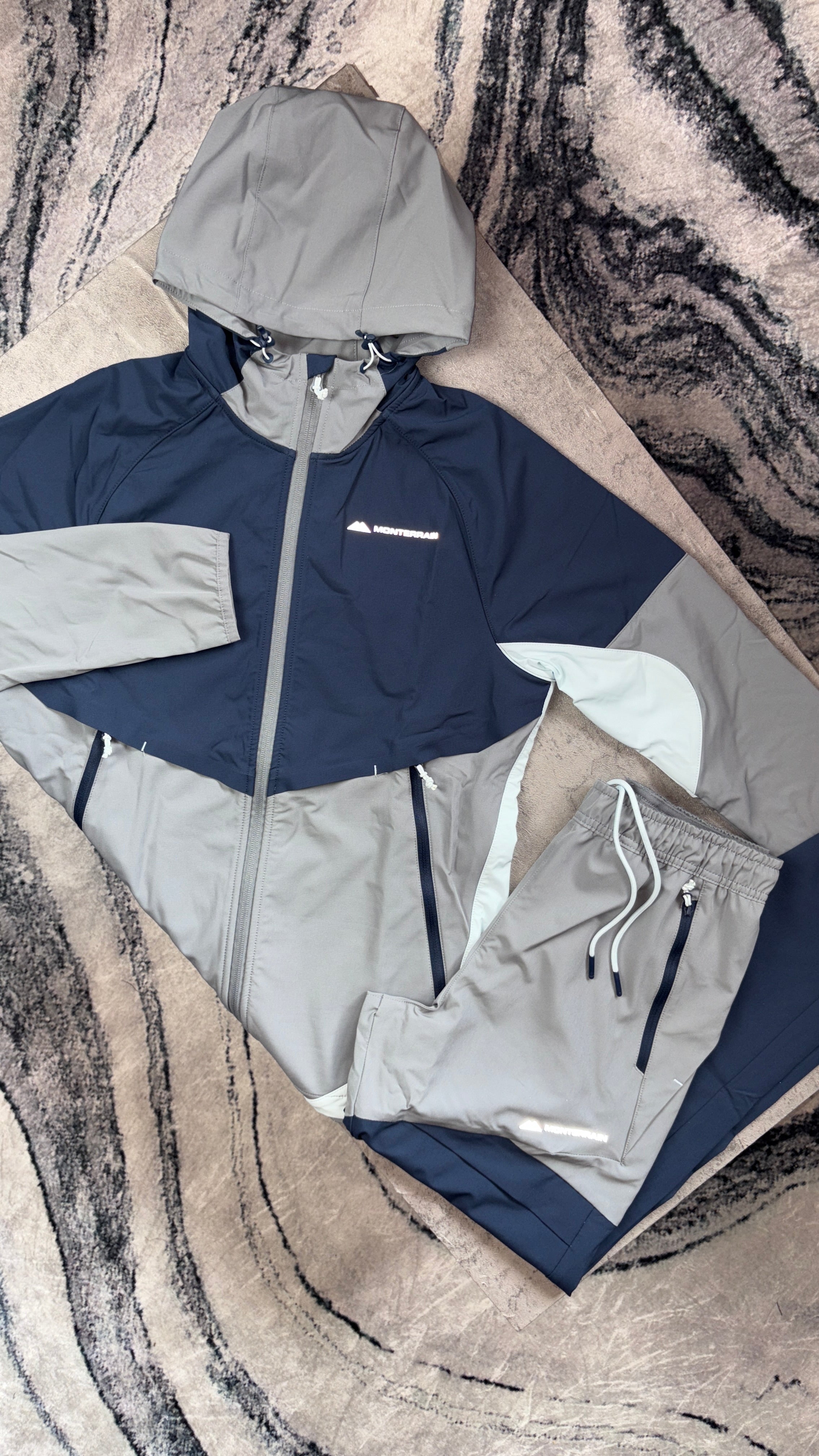 Monterrain Vault Tracksuit-Navy/Grey