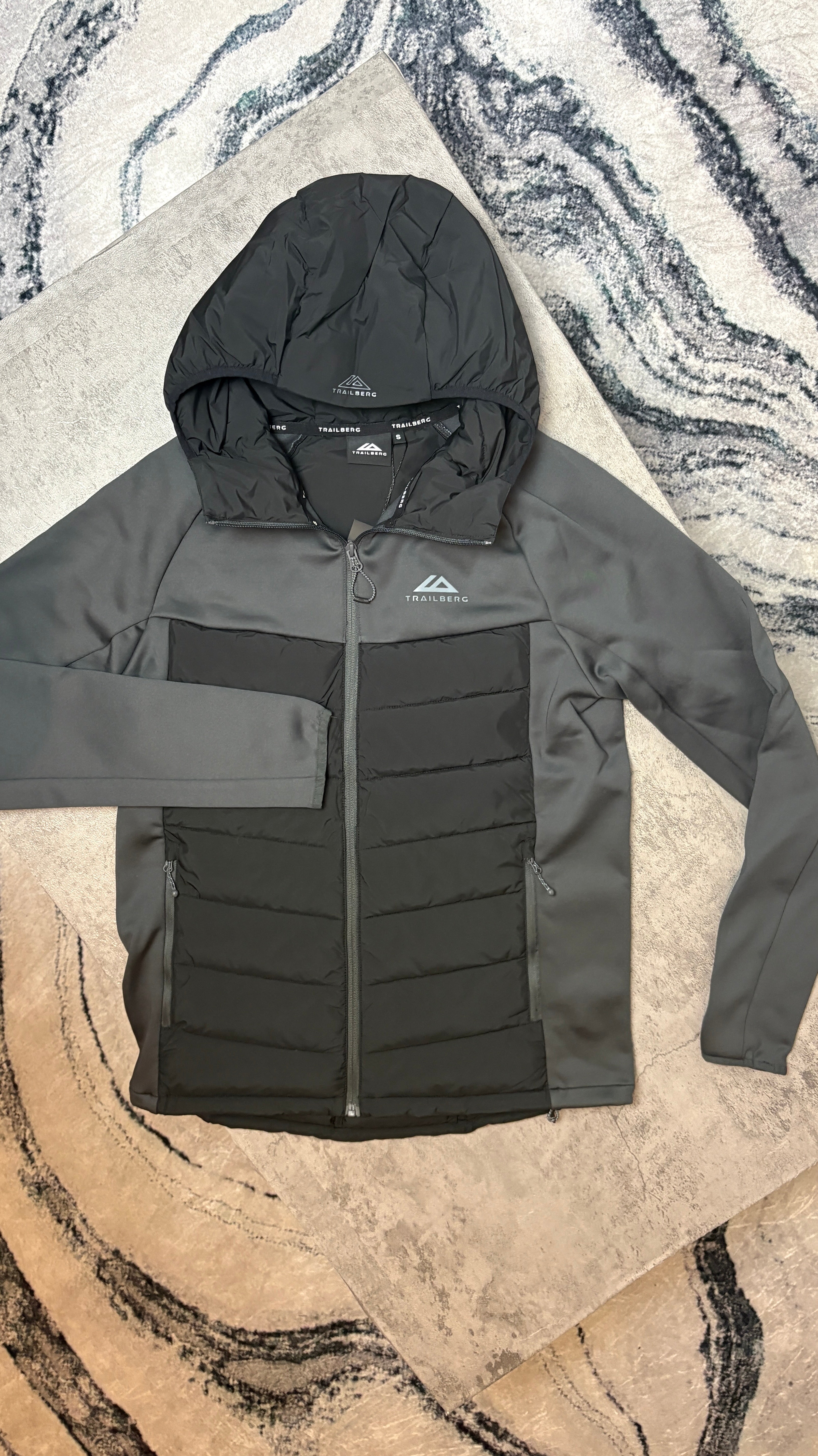 TRAILBERG RHINE 3.0 TRACKSUIT JACKET/PANTS - BLACK/GREY