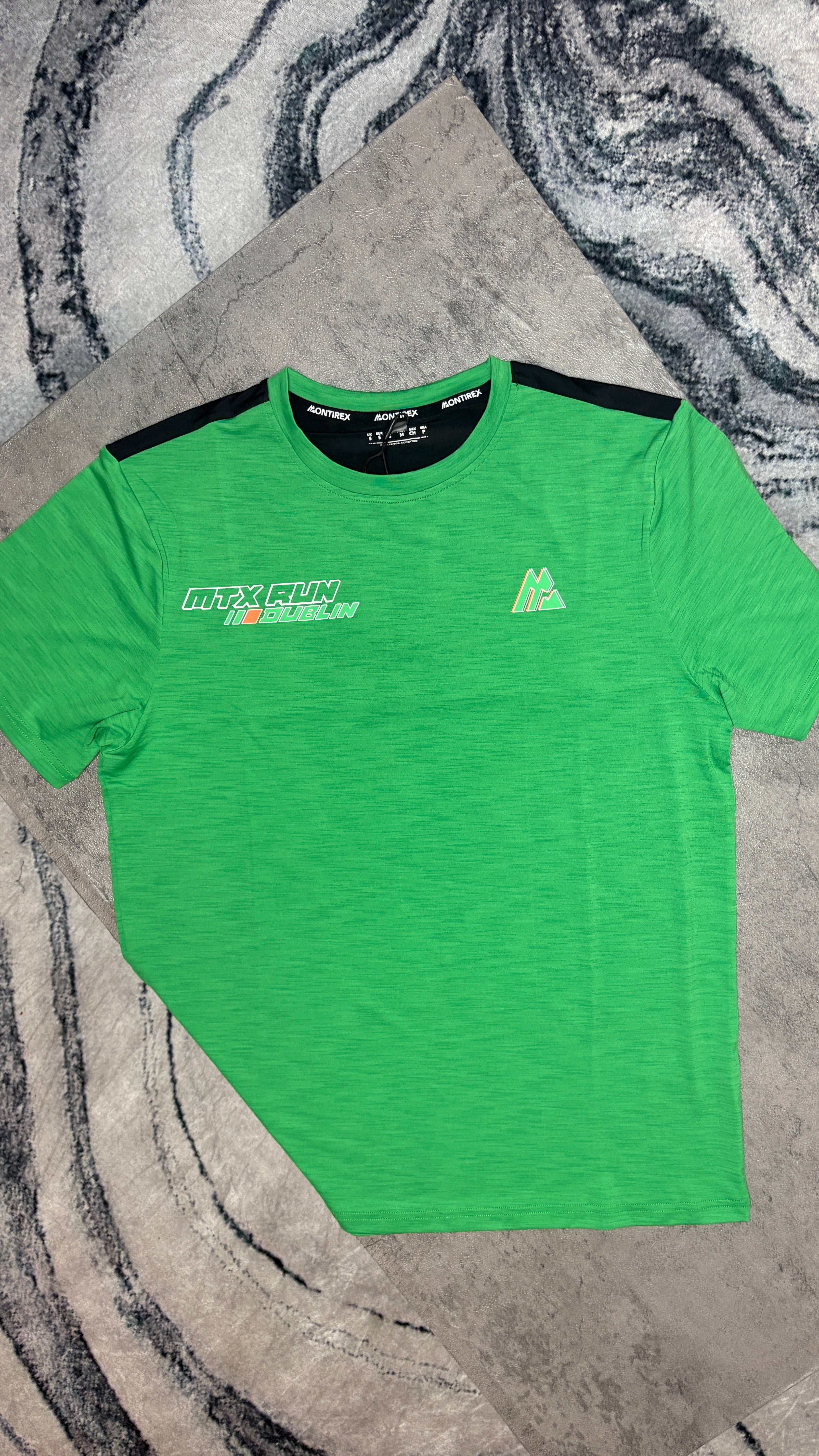 MONTIREX RUN DUBLIN TRISET JACKET/PANT/TSHIRT-GREY/BLACK/GREEN