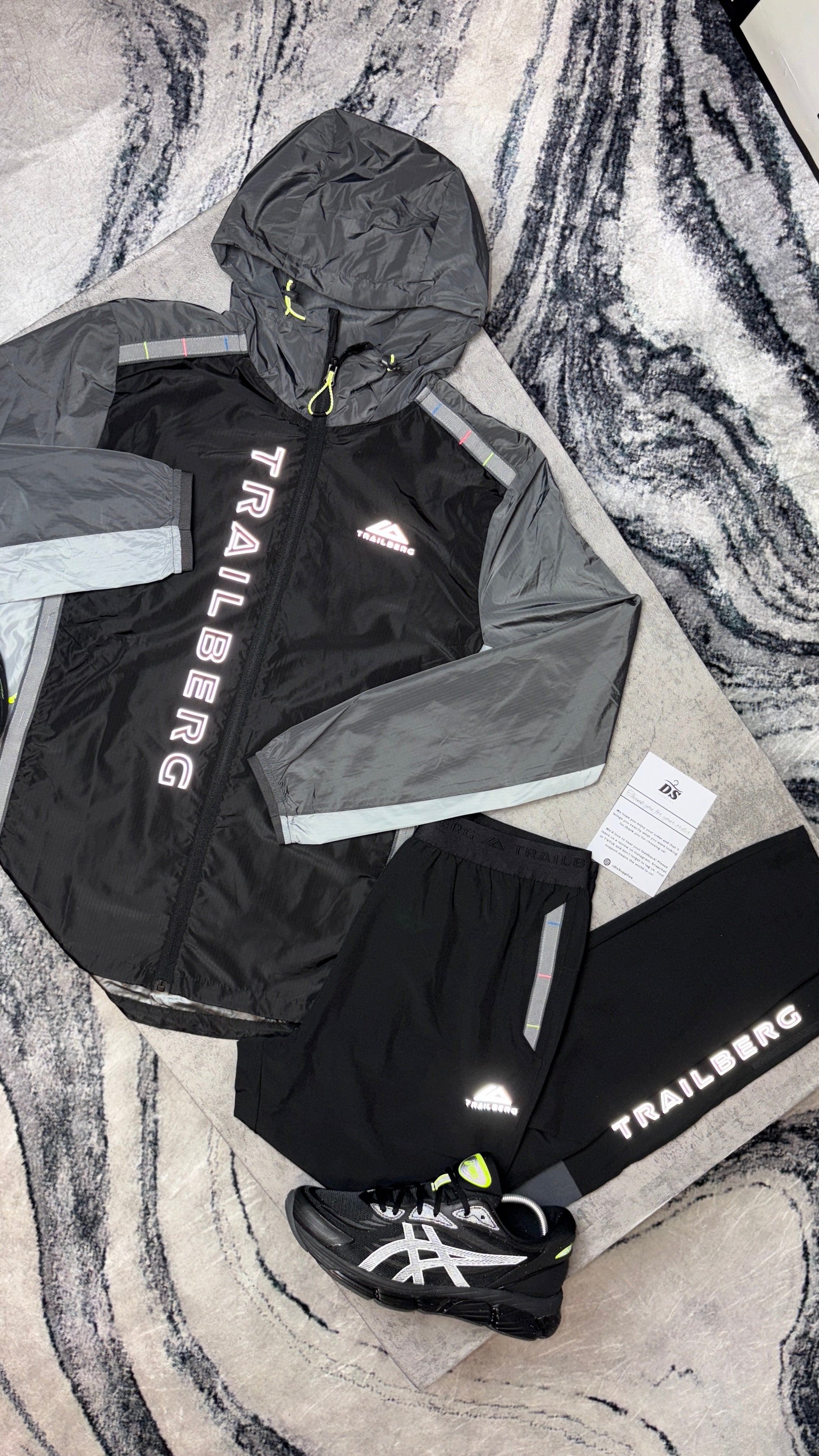 Trailberg Triathlon Tracksuit-Black/Grey