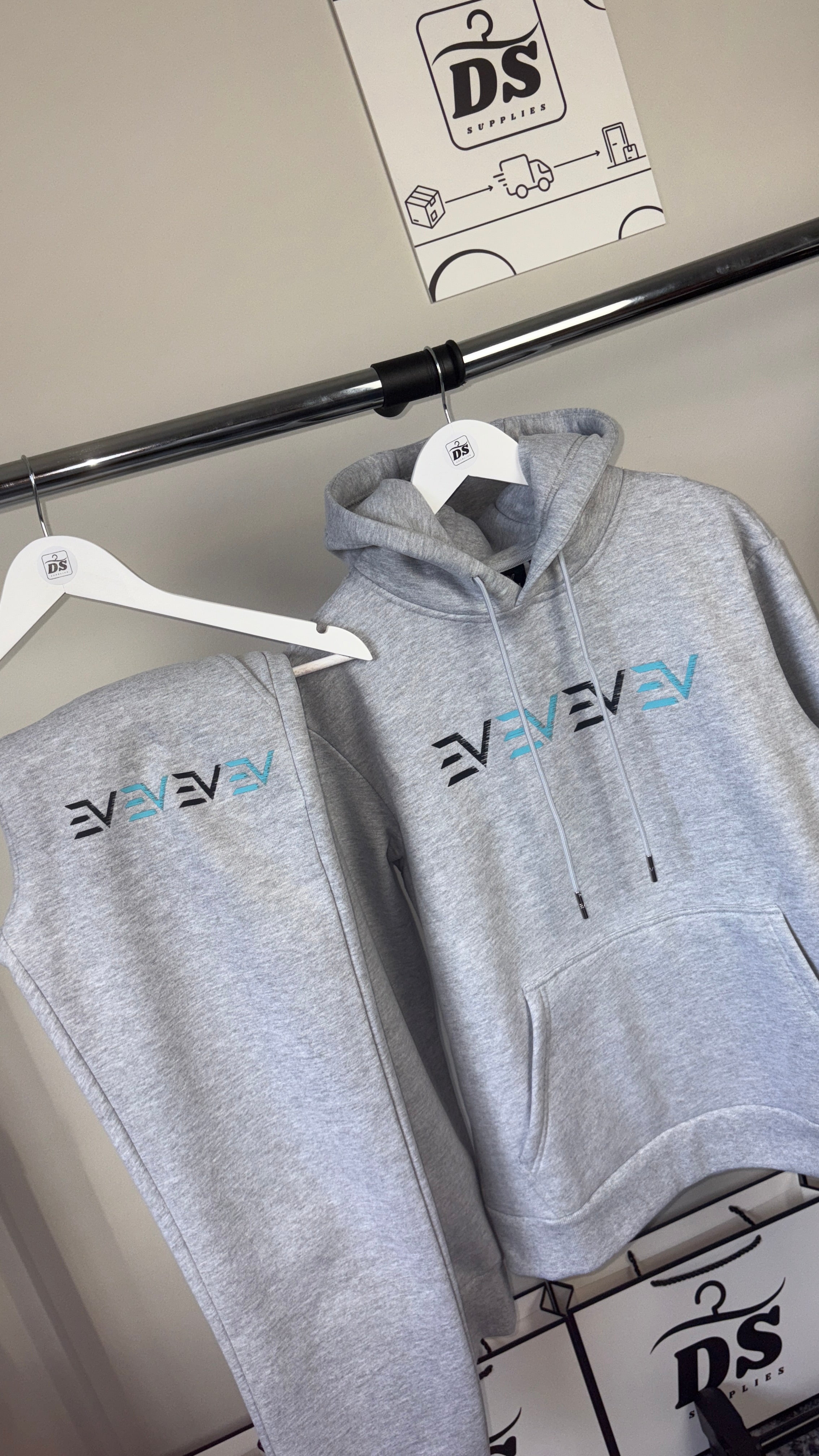 ENVI DIGITAL TRACKSUIT - GREY/BLUE/BLACK