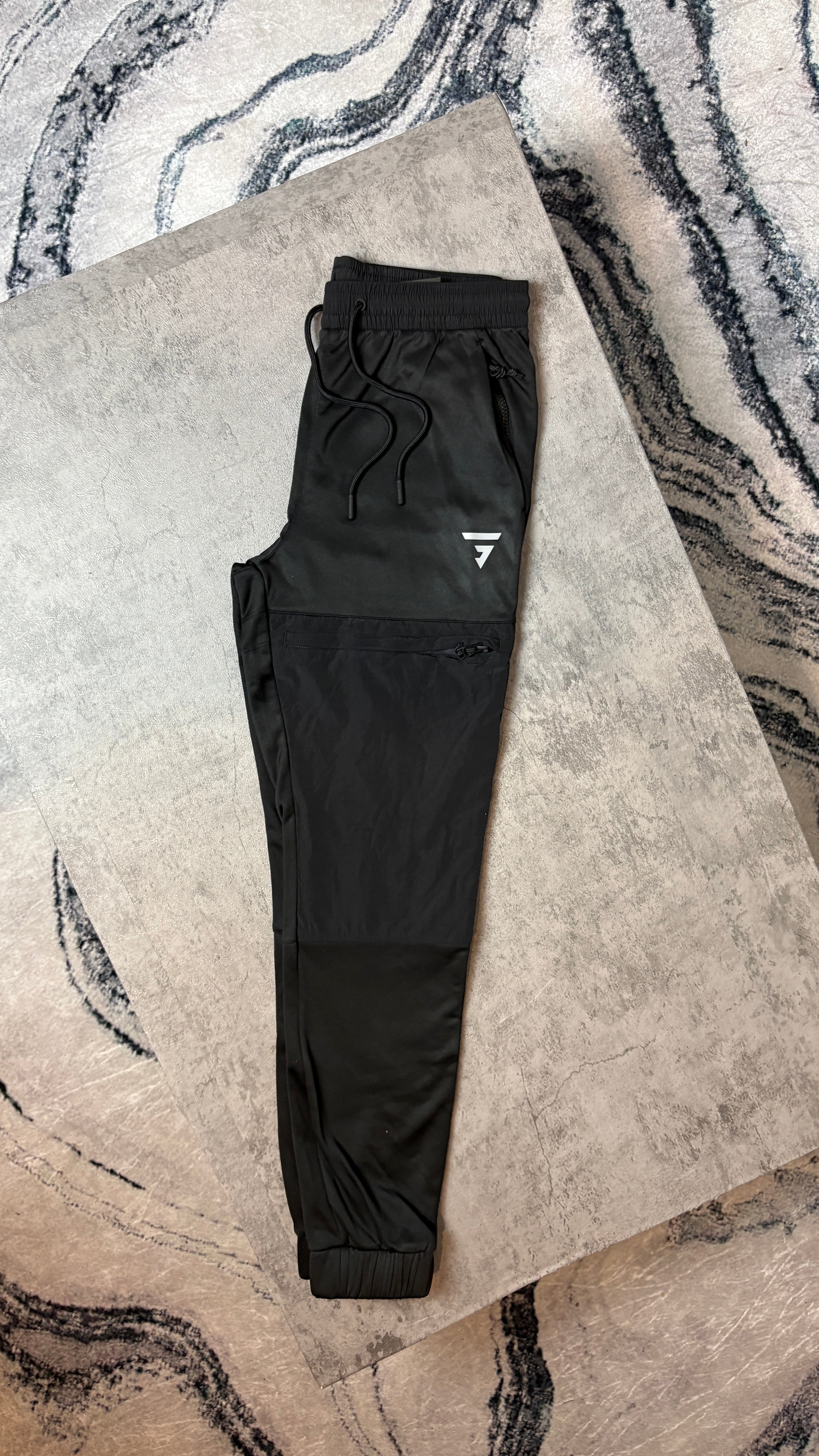 GRIID CUSHY TRACKSUIT HOODIE/PANTS - DOUBLE BLACK