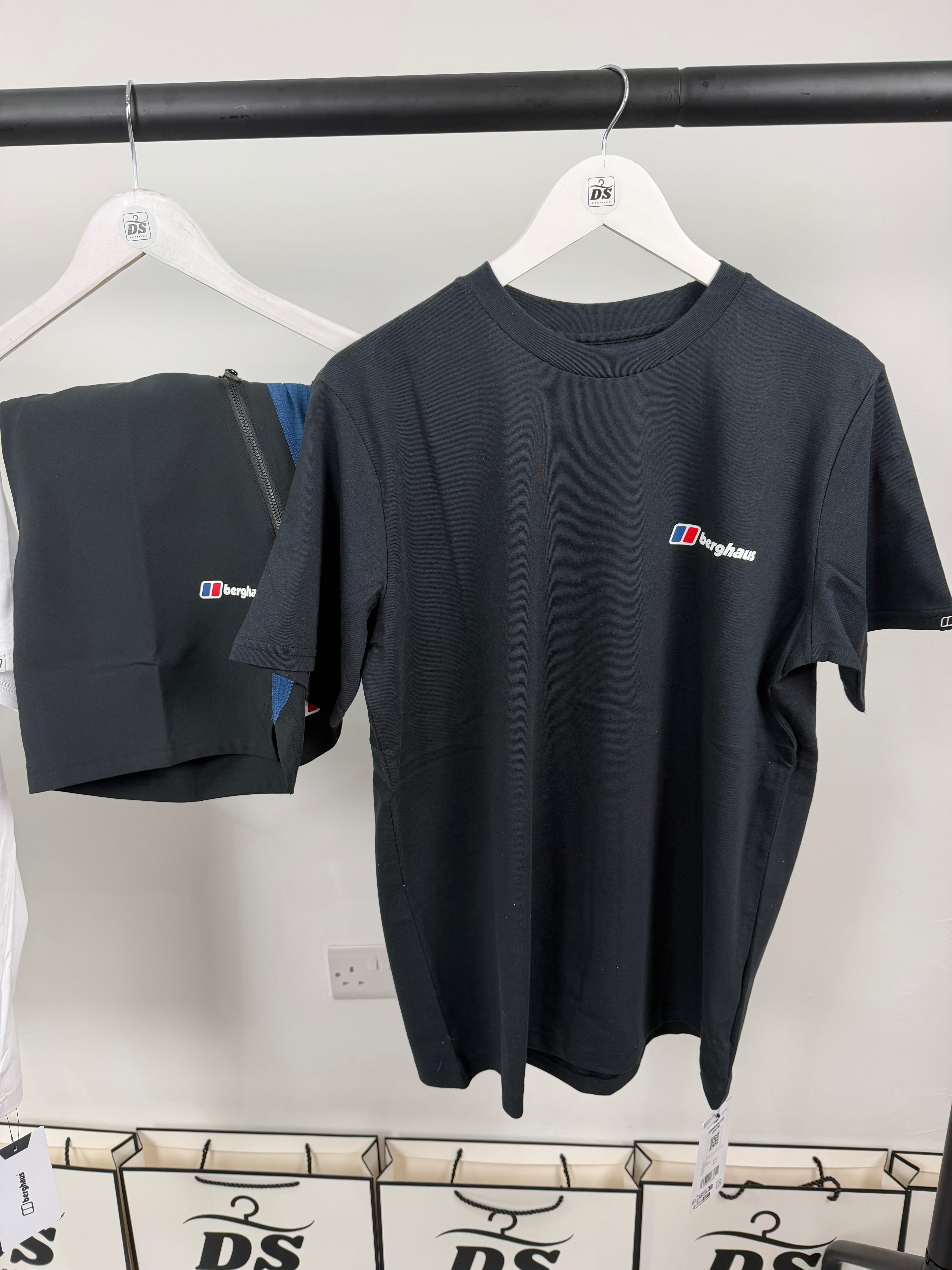 BERGHAUS S LOGO TWINSET -BLACK/BLACK