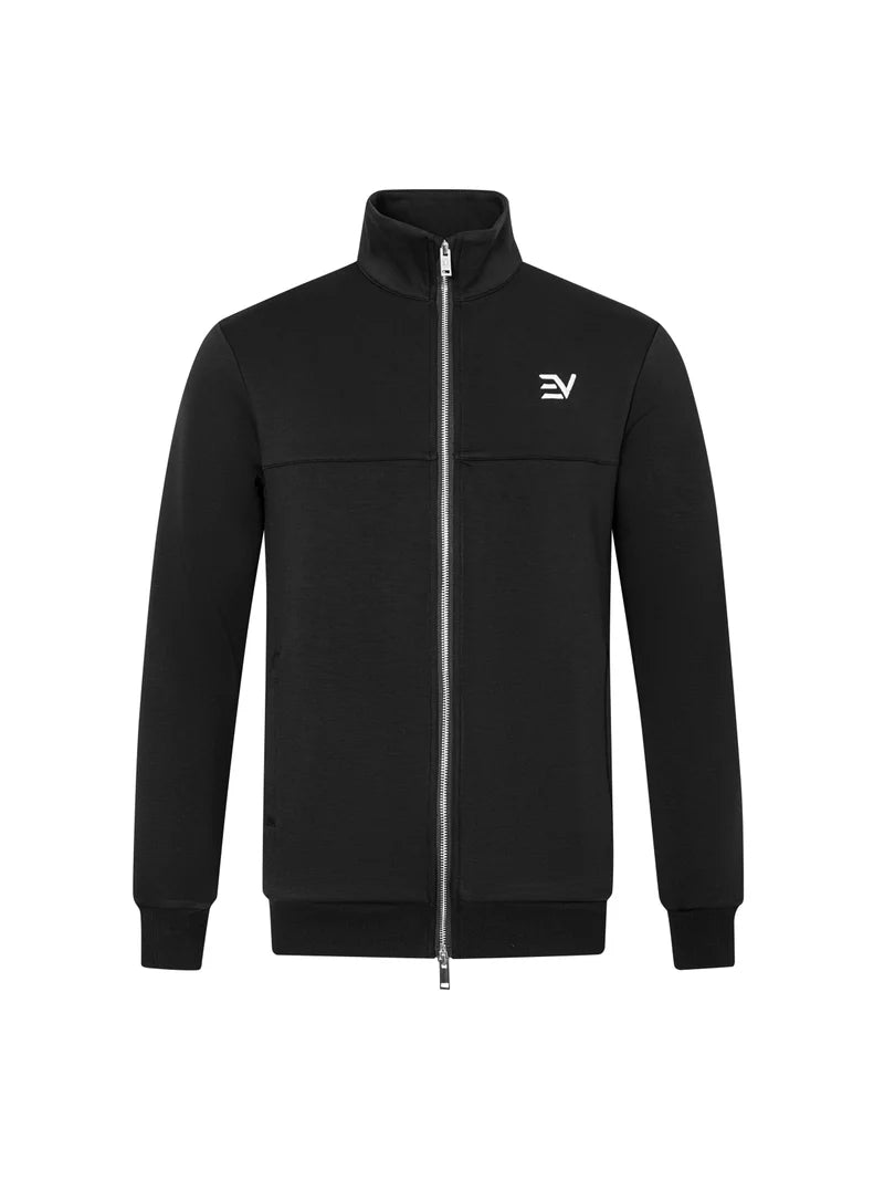 ENVI LUXE COLLAR TRACKSUIT TOP/BOTTOMS - BLACK