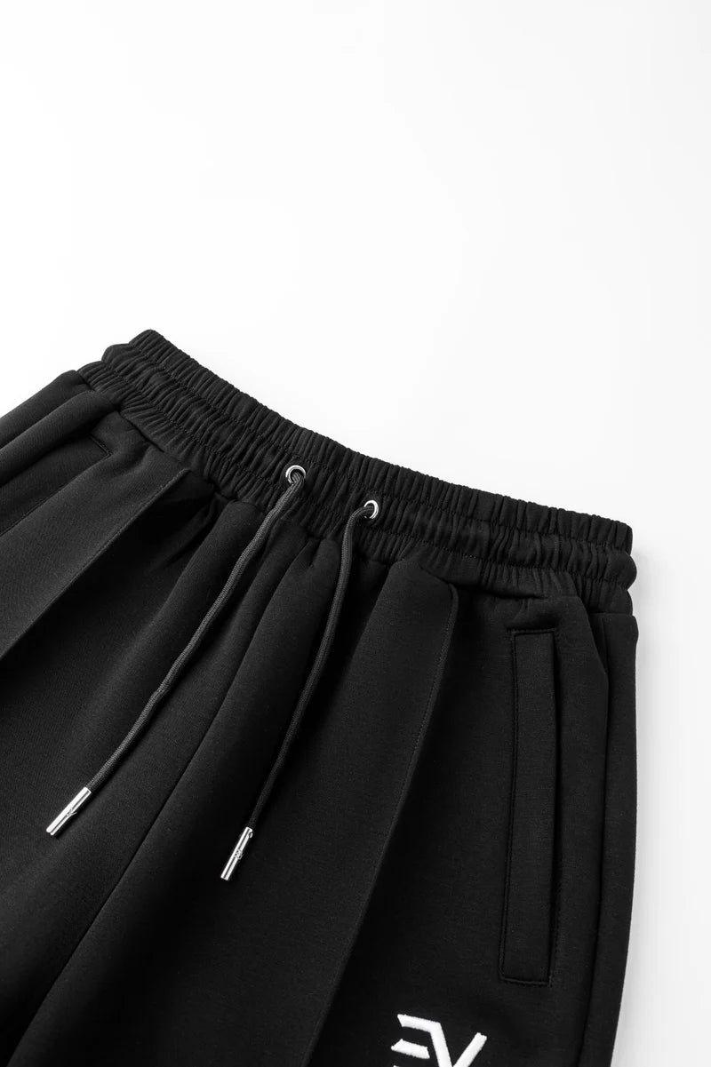 ENVI LUXE COLLAR TRACKSUIT TOP/BOTTOMS - BLACK