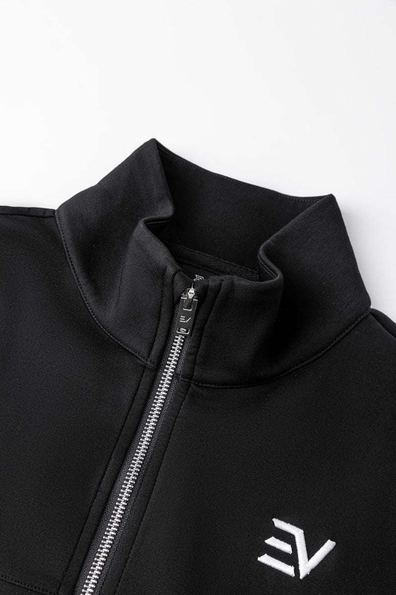 ENVI LUXE COLLAR TRACKSUIT TOP/BOTTOMS - BLACK