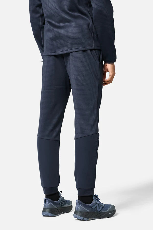 TRAILBERG DISTRICT GRIDDED FLEECE TRACKSUIT - NAVY