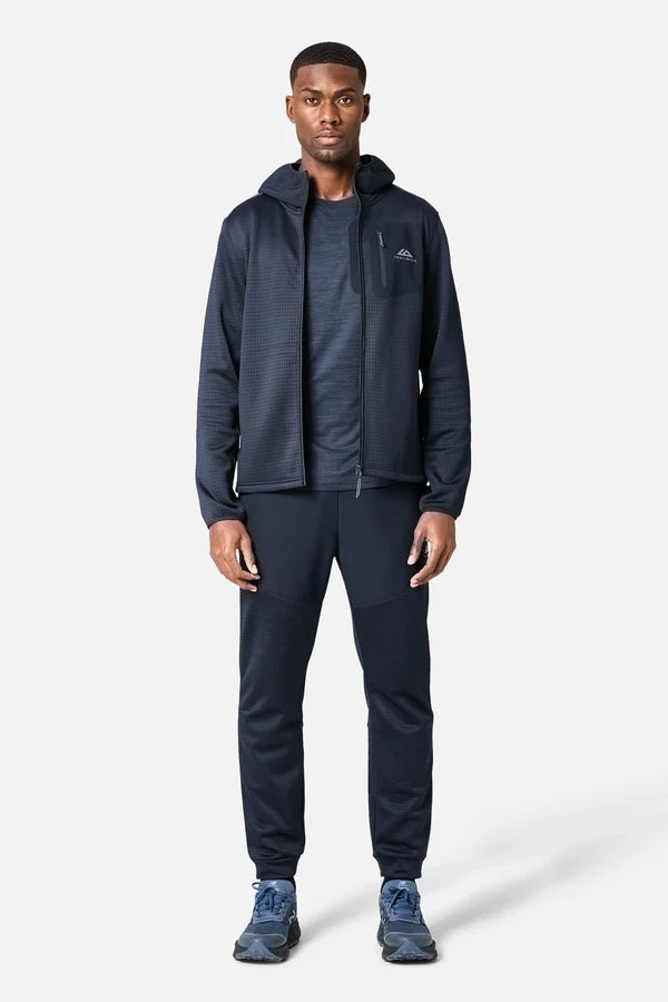 TRAILBER DISTRICT GRIDDED FLEECE TRISET - NAVY