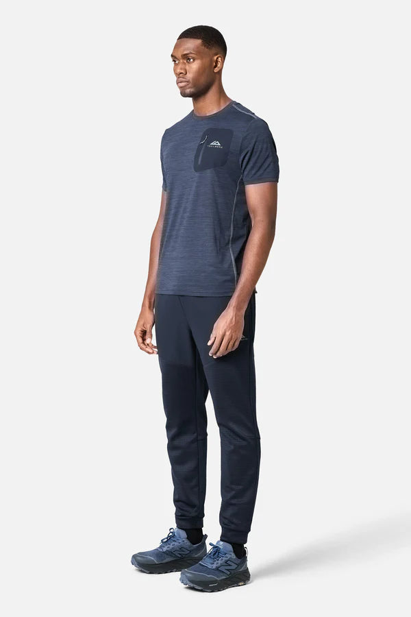 TRAILBER DISTRICT GRIDDED FLEECE TRISET - NAVY