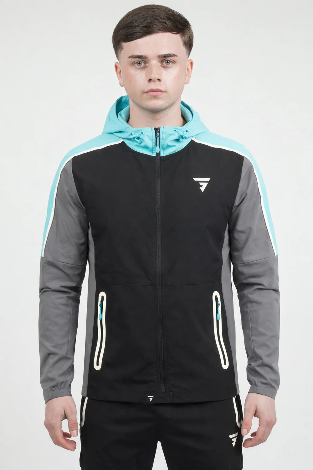 GRIID REFLECT TRACKSUIT - BLACK/SLATE GREY/AQUA