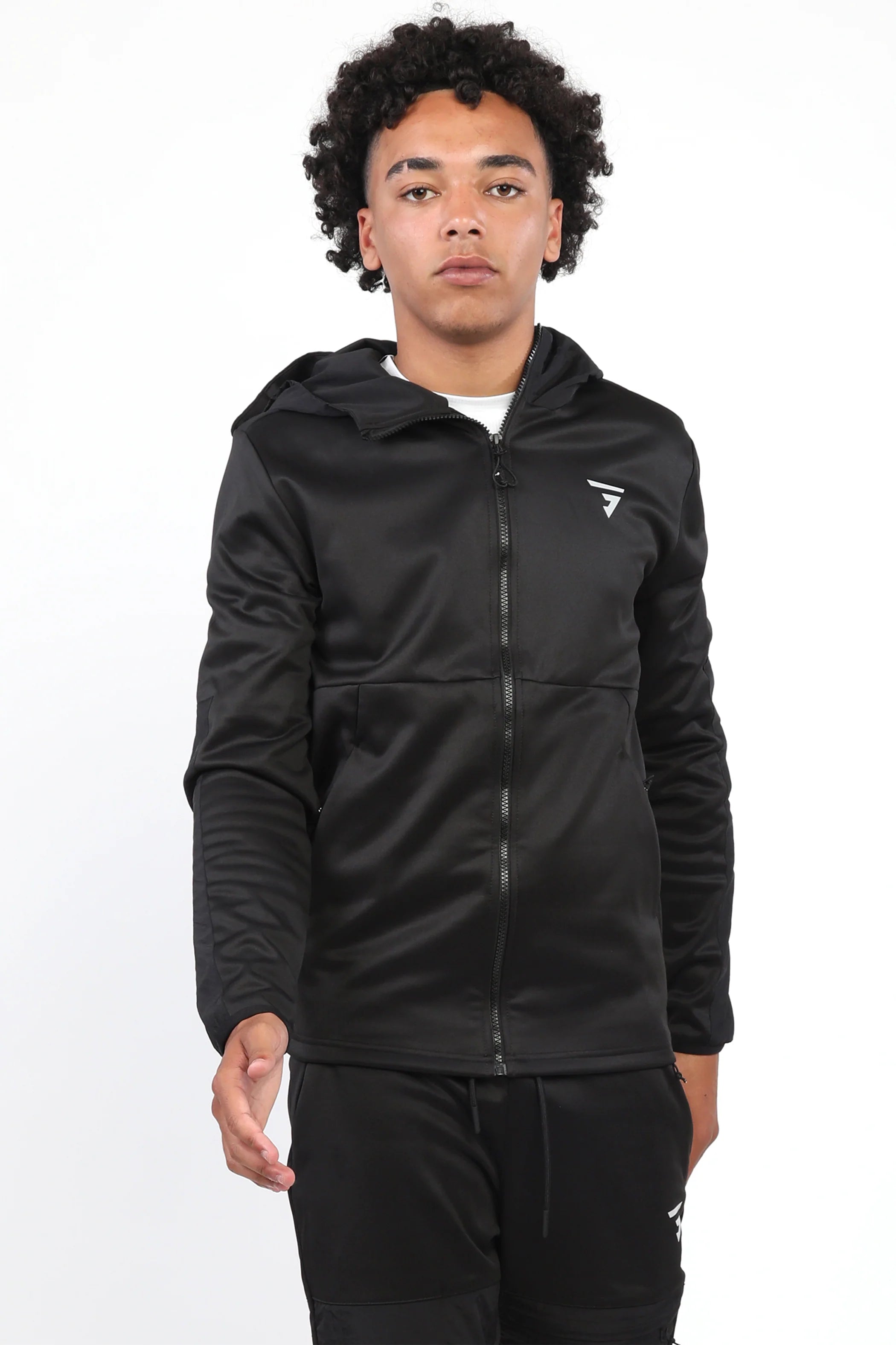 GRIID CUSHY TRACKSUIT HOODIE/PANTS - DOUBLE BLACK